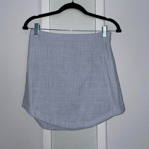 Abercrombie & Fitch Light Blue Tweed Skirt